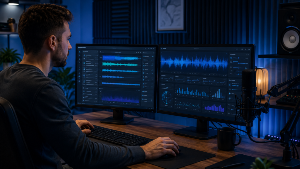 Comparison of AI voice cloning software featuring realistic voice synthesis and speech generation technology.