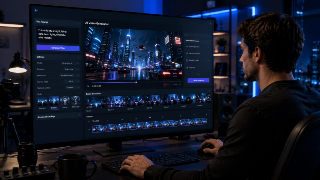 AI video generation technology