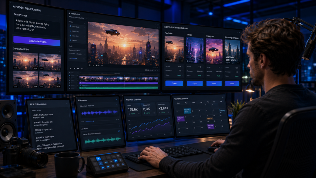 AI video production workflow