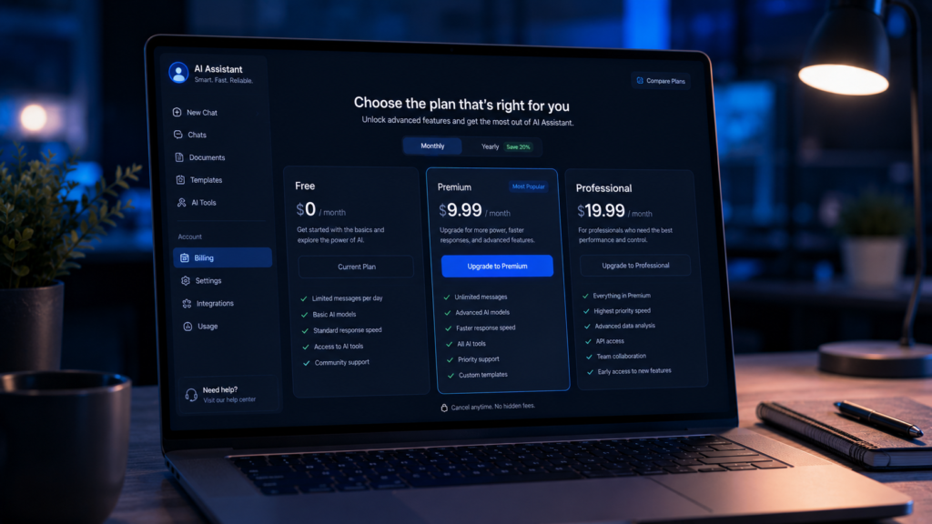 ChatGPT pricing plans