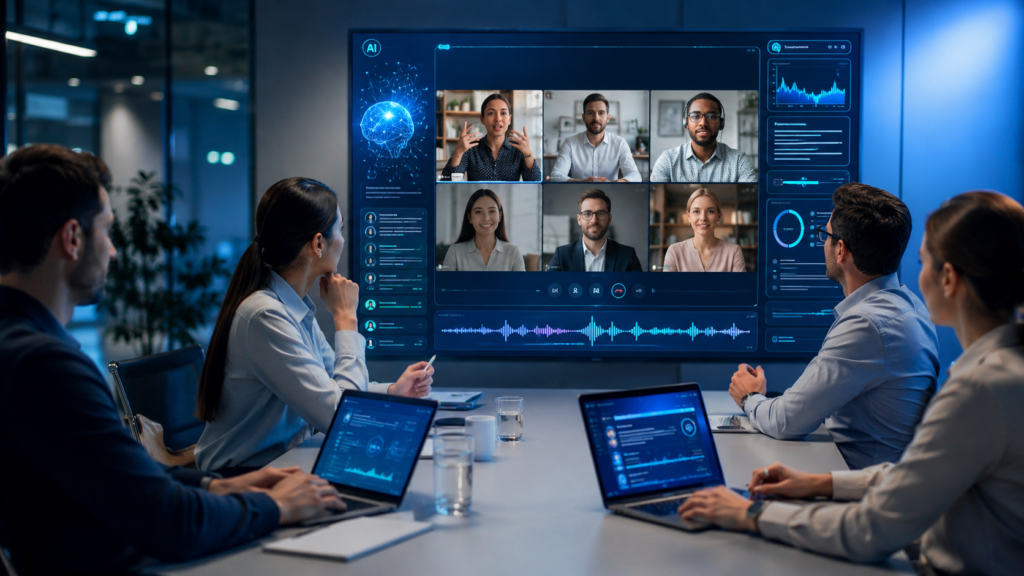 Best AI Meeting Assistant software dashboard
