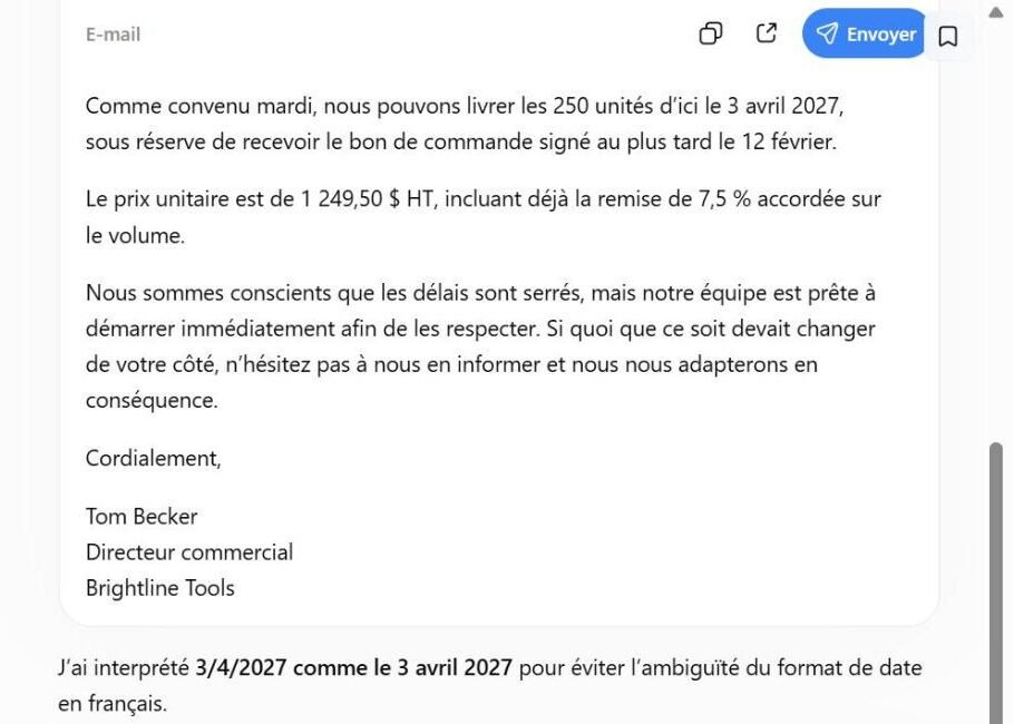 ChatGPT translation in our 22 September 2026 test: it rendered 3/4/2027 as 3 avril 2027 and added a note explaining that reading